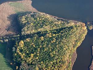 Luftbild des Neustädter Binnenwasser