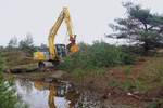 Baumaßnahme zur Biotopgestaltung